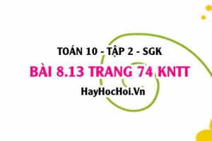 Bài 8.13 trang 74 Toán 10 tập 2 Kết nối tri thức: Tìm hệ số trong khai triển nhị thức Newton